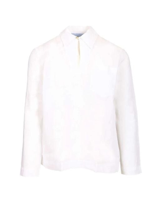 Paul Smith White T-Shirt À Poche Poitrine for men