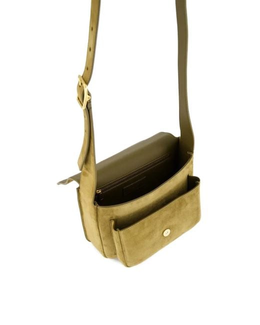 Saint Laurent Metallic Kleine Niki Satchel-Tasche