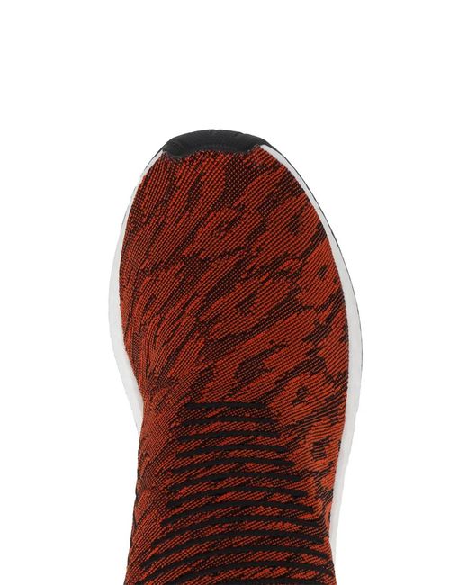 Adidas Red Leopard Nmd Cs2 Primeknit Trainers