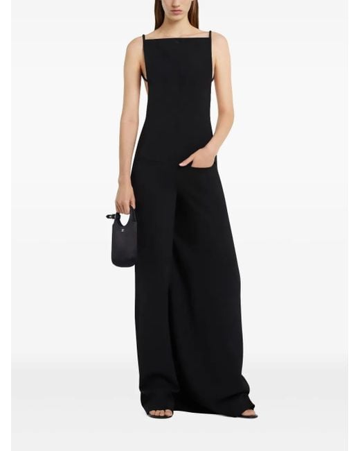 Courreges Black Infinity Jumpsuit