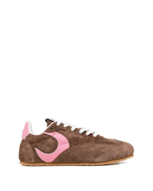 MARINE SERRE Brown Baskets Ms Rise Iii