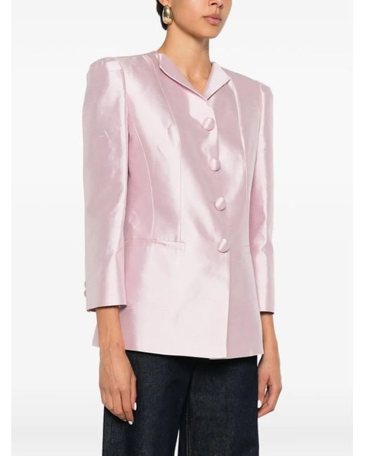 Valentino Garavani Pink Buttoned Jacket