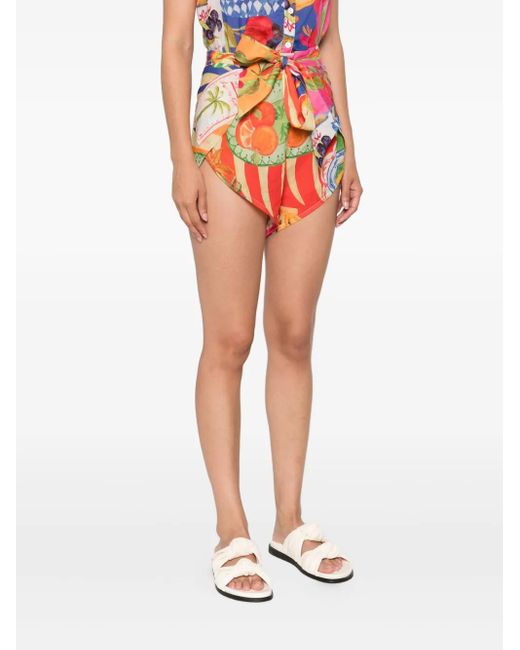 Farm Rio Pink Summer Picnic Shorts