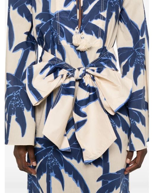 Johanna Ortiz Blue Sotaviento Kleid