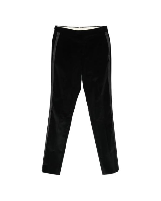 Paul Smith Black Pantalon En Velours À Rayures for men