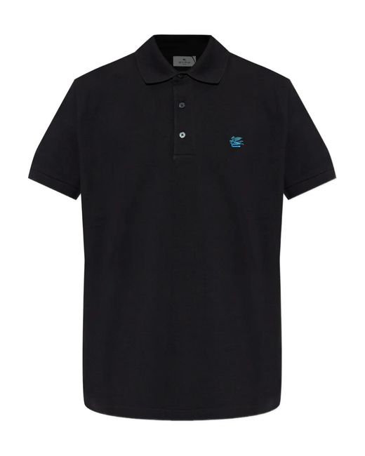 Etro Black T-Shirts And Polos for men