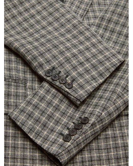 Acne Geruite Blazer in het Gray voor heren