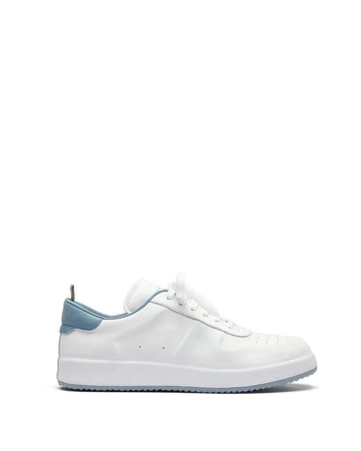 Officine Creative White Lace-Up Sneakers for men