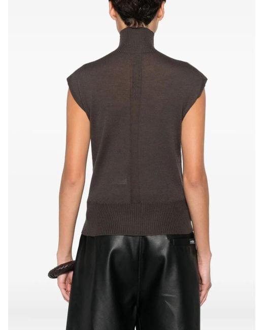 Rick Owens ニットトップ Brown