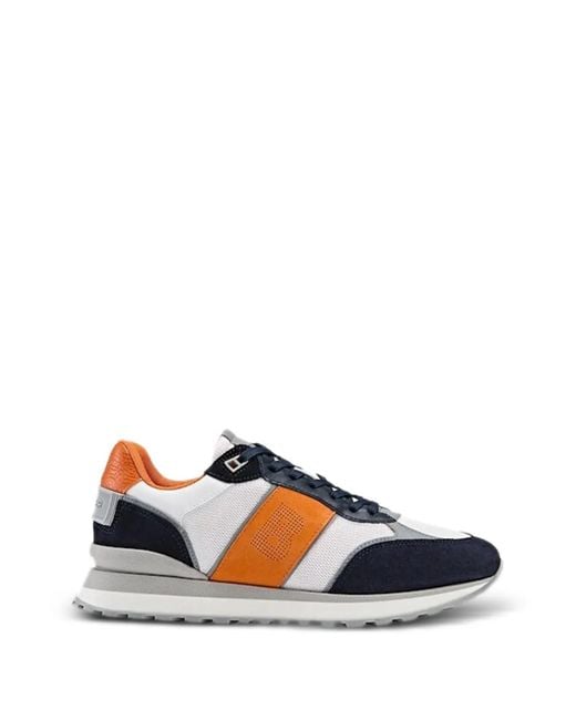 Bogner Blue Panelled Sneakers for men