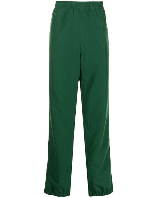 Lacoste Green Water-resistant Track Trousers for men