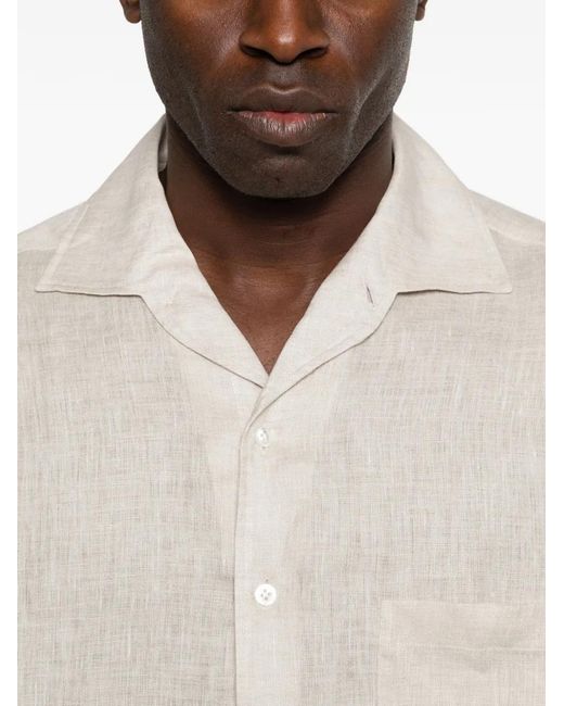 Lardini White Pocket Polo Shirt for men