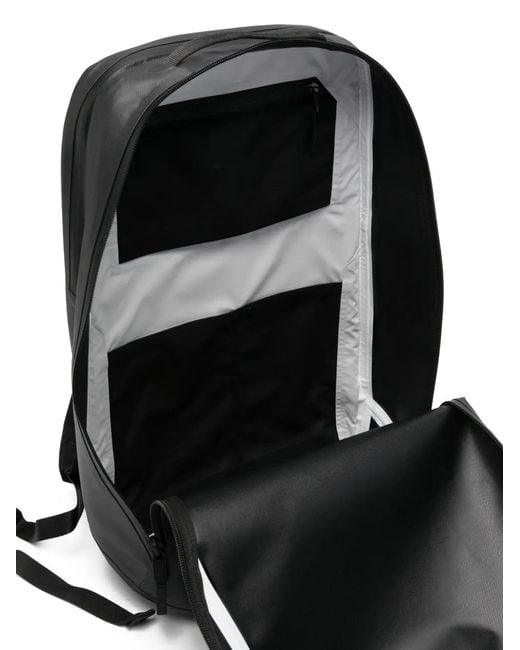 Veilance Black Anodic Water-Resistant Backpack for men