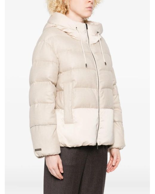 Peserico Natural Quilted Jacket