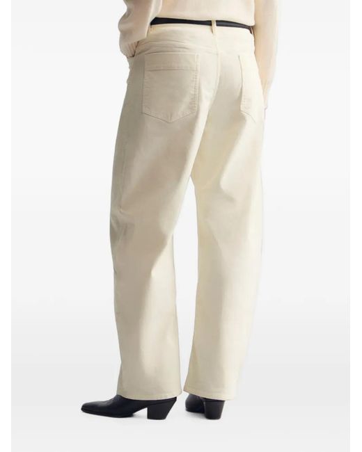 Nili Lotan White Pantalon À Coupe Ample