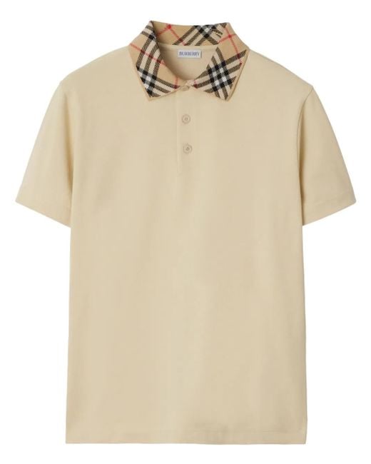 メンズ Burberry ポロシャツ Natural