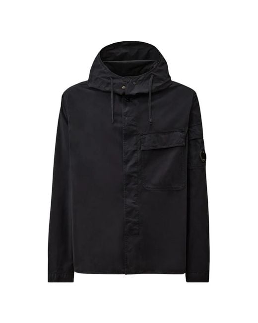 C P Company Black Veste À Capuche for men