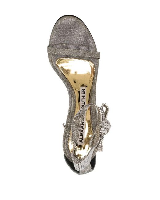 Alexandre Vauthier Metallic Diana Sandals
