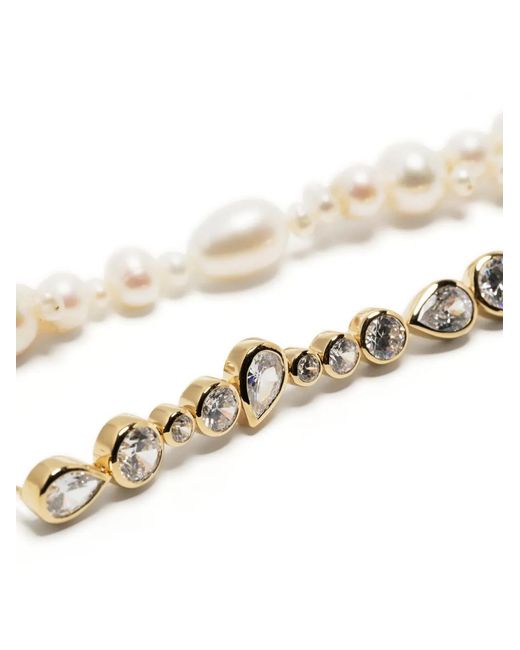 Completedworks White Glitch Drop Earrings