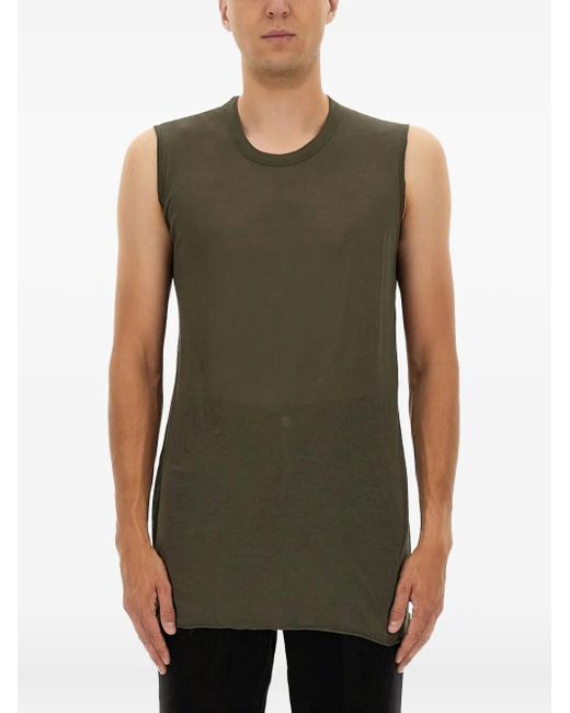 Rick Owens メンズ グリーン ノースリーブ タンクトップの通販はau PAY