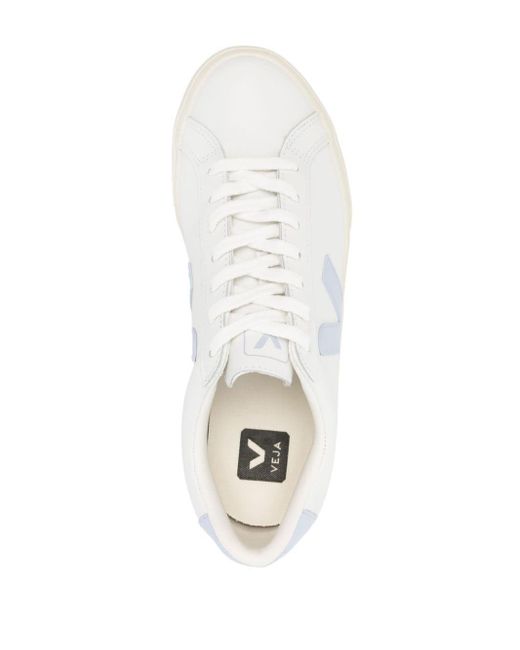 Veja White Esplar Leather Sneakers for men