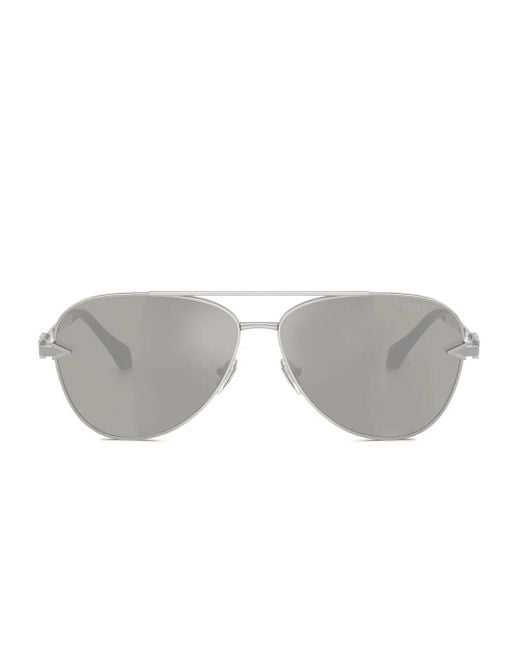 Versace Getönte Pilotenbrille in Gray für Herren