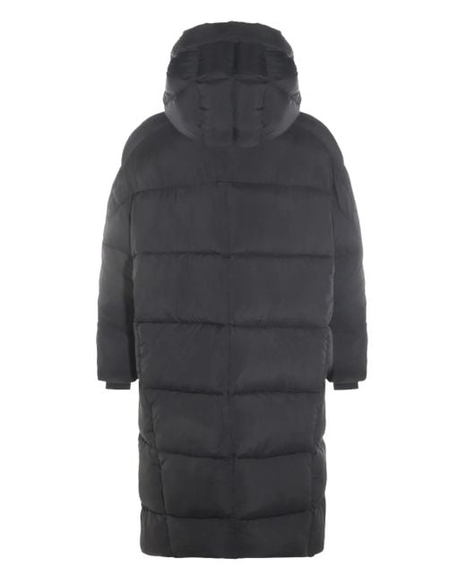Thom Krom Blue Hooded Zip-Up Coat