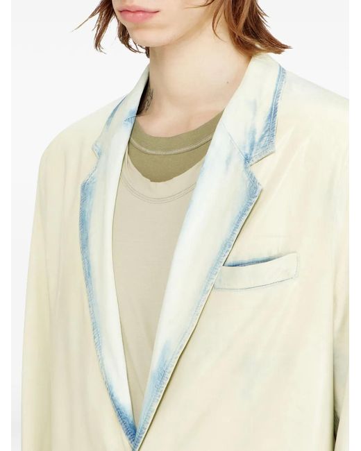 DIESEL White Blazer for men