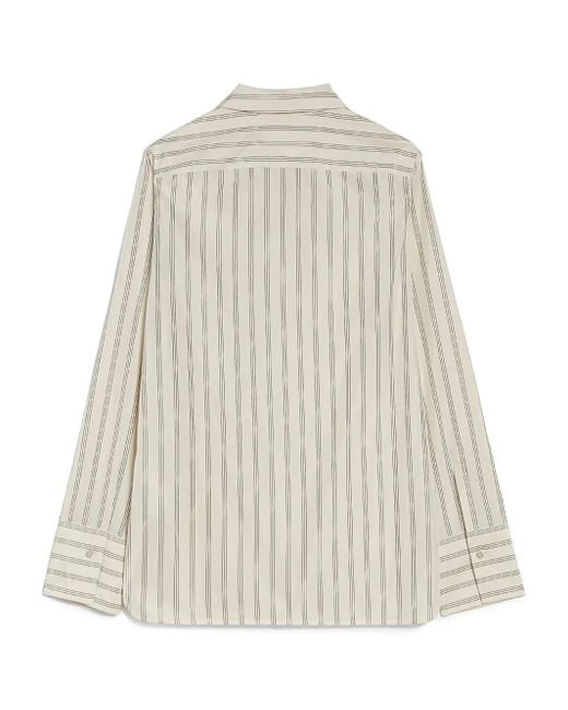 Jil Sander Natural Striped Shirt