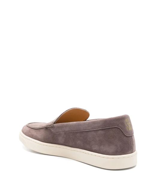 Brunello Cucinelli Gray Flat Shoes for men