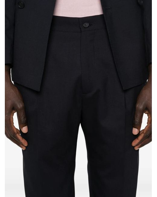 Manuel Ritz Blue Double-Breasted Suit for men