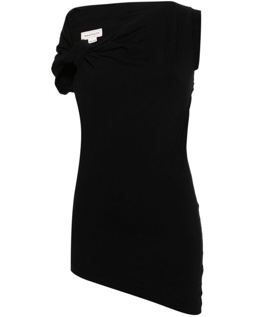 | Top design asimmetrico | female | NERO | 40 di Alexander McQueen in Black