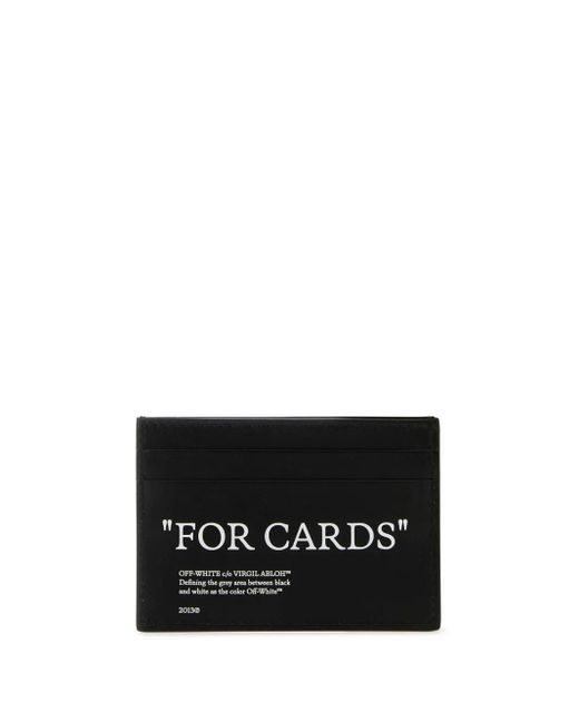 Off-White c/o Virgil Abloh Black Off- Small Leather Goods for men