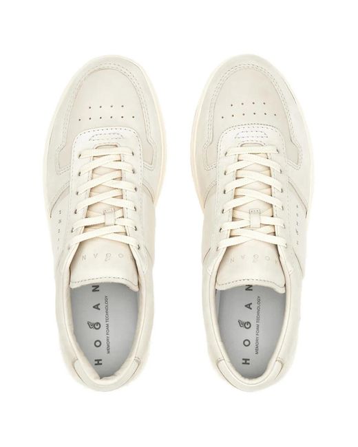 Hogan White Low-Top Sneakers for men