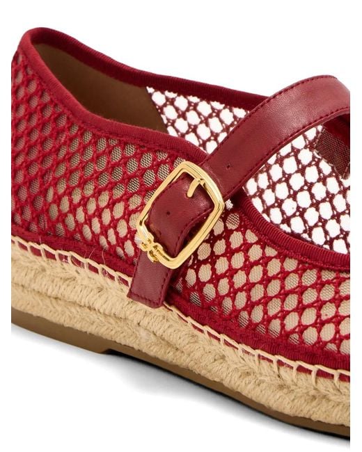 Sam Edelman Red Mackie Mary Jane Espadrilles