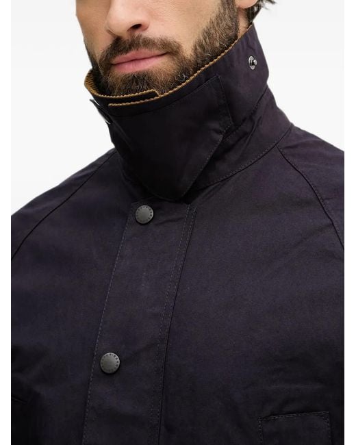 Barbour Blue Oversized Bedale Jacket for men