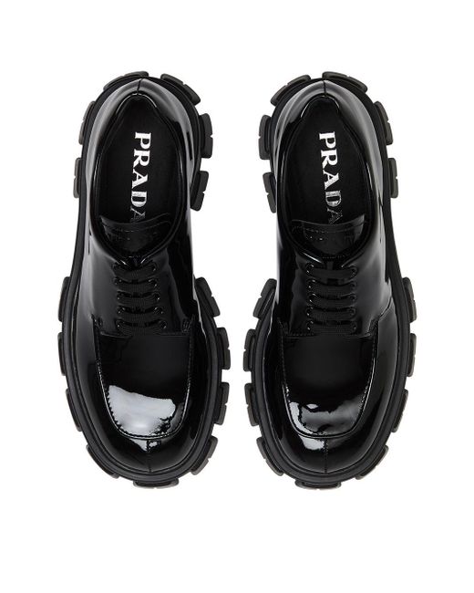 prada lug sole derby shoes