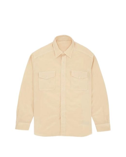 Fortela Natural Cpo Twill Chest-Pocket Shirt for men