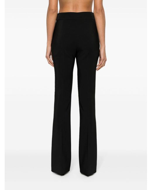 Genny Black Iconic Tailored Flared Trousers