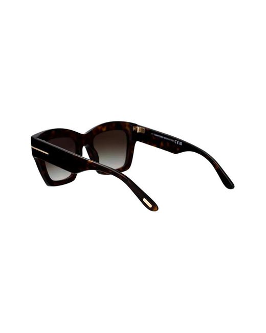 Tom Ford Brown Square-Frame Sunglasses