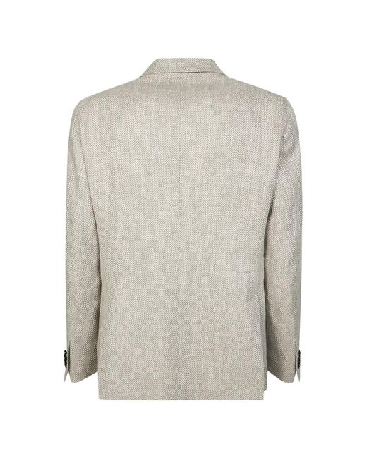 Tagliatore Gray "Montecarlo" Jacket for men