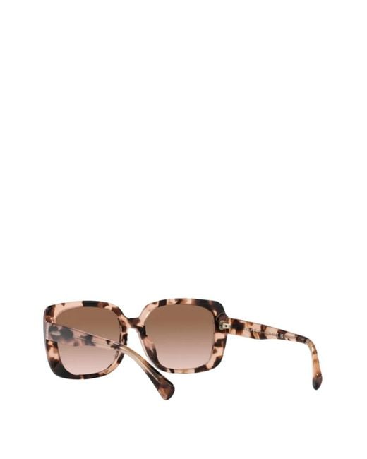 Polo Ralph Lauren Pink Square-Frame Sunglasses