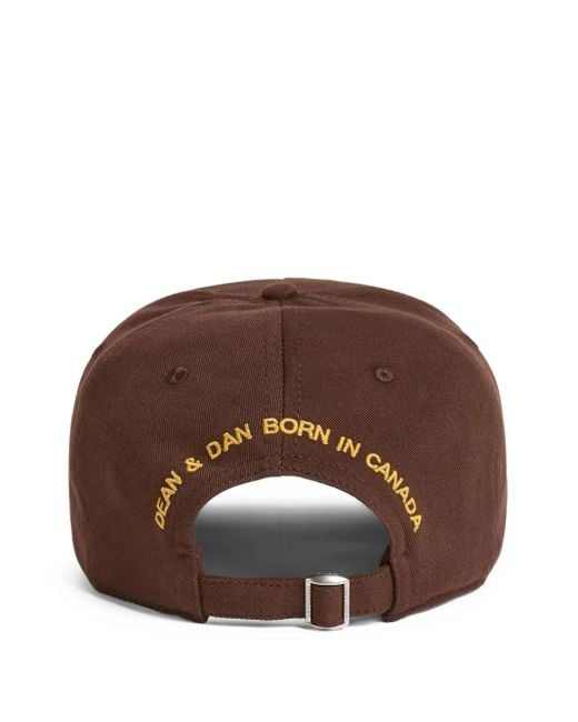 DSquared² Red Icon New Generation Baseball Cap for men
