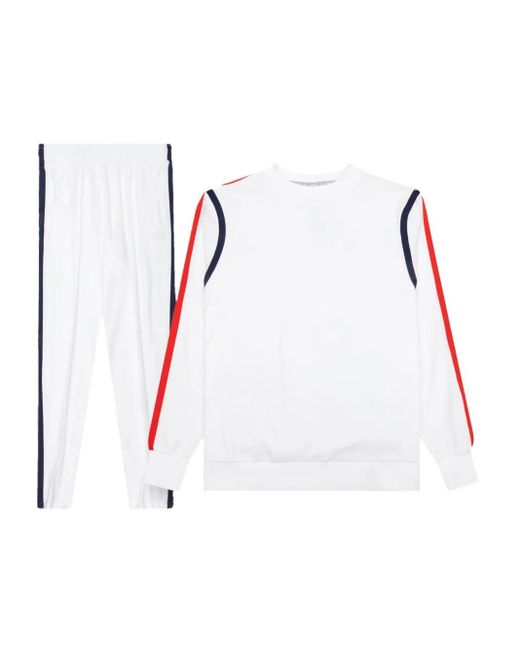 PUMA White Stripe-Detail Sweatpants (Set Of Two) for men
