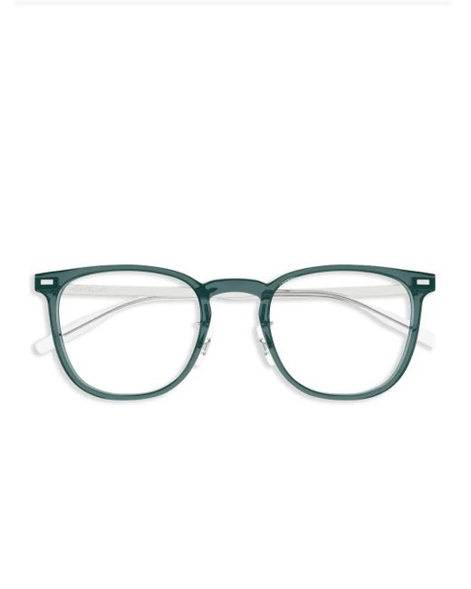 Montblanc Brille Mit Eckigem Gestell in Brown für Herren