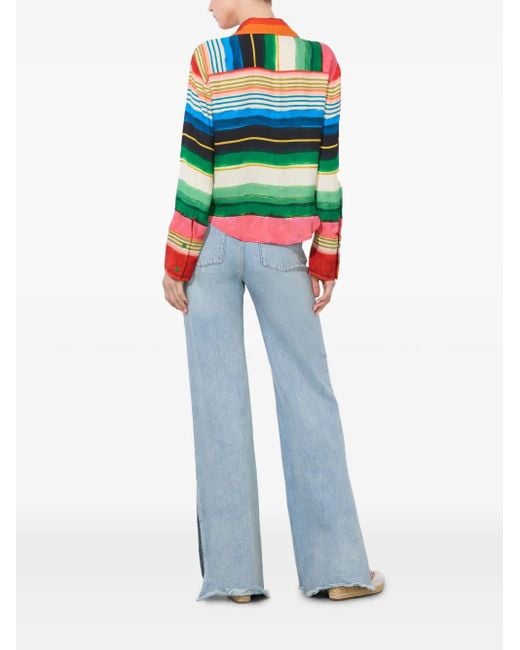 Camisa Hannon Alice + Olivia de color Green