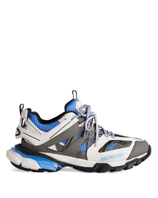 Balenciaga Blue Track Lace-up Sneakers for men
