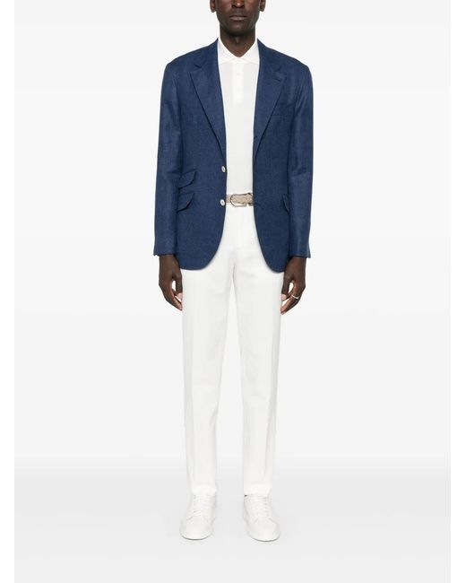 Brunello Cucinelli Blue Jackets for men