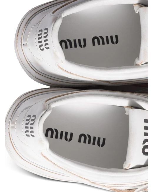 Miu Miu White Boots