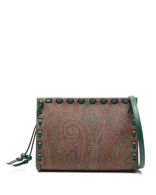 Bolso de mano con estampado de cachemira Etro de color Brown